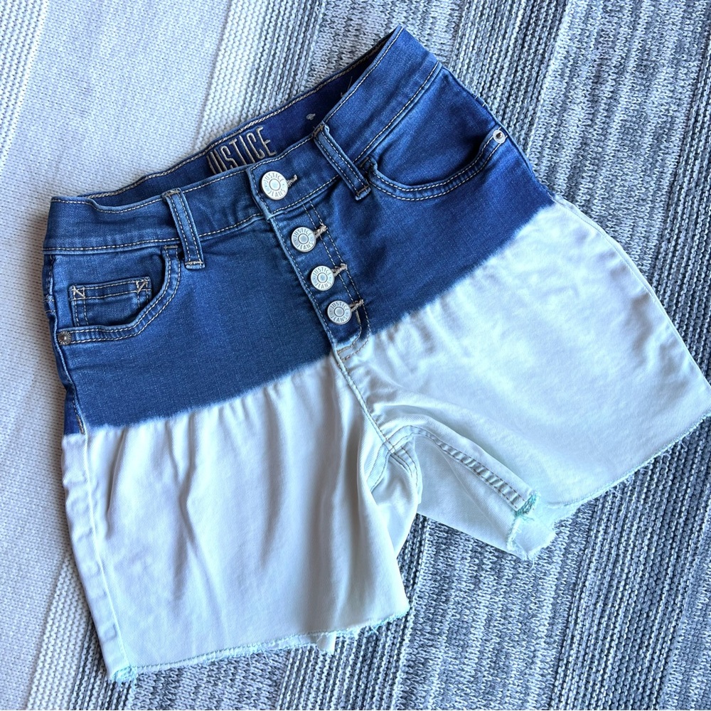 Justice Ombré Jean Shorts